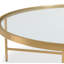 Vienna Large Round Coffee Table - Glass Top-902839792