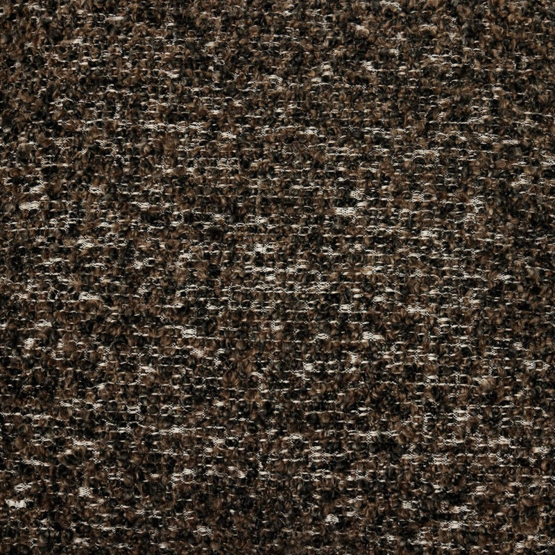 Chloe Curved 62" Round Arm Loveseat, Ivan Granite Boucle
