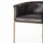 Calvin Upholstered Counter Stool with Metal Frame-394548539