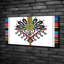 Polish Folk Pattern - Wrapped Canvas Print
