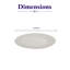 Assiette plate en porcelaine Premium-1142705020