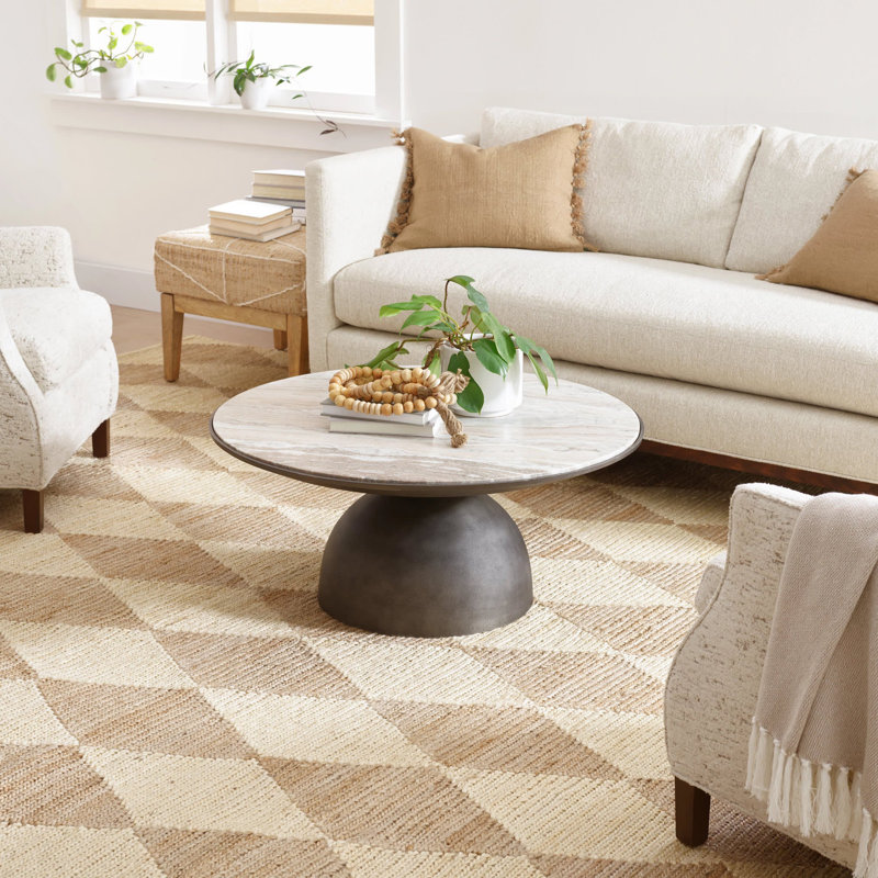 Tapis en jute tissé à la main Harwich, Rectangle 9 pi 6 po x 13 pi 6 po