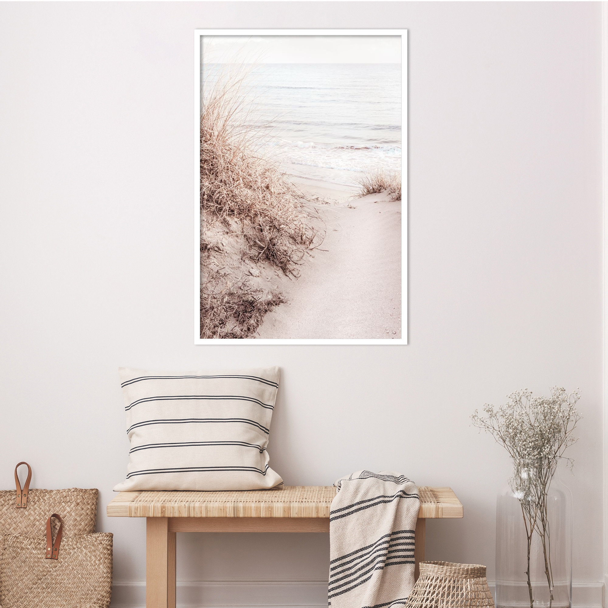Beach by 1x Studio III, White, 28" W x 41" H