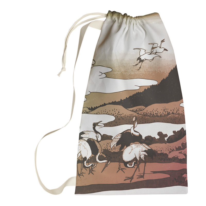 Sac à linge japonais, Petit (H 64 po x l 20 po x P 1,5 po), Orange