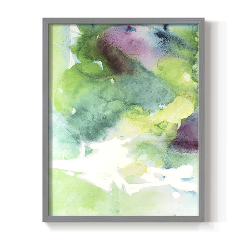 «Rising Above IV», reproduction encadrée - bois massif, Cadre simple gris, H 10 po x l 8 po