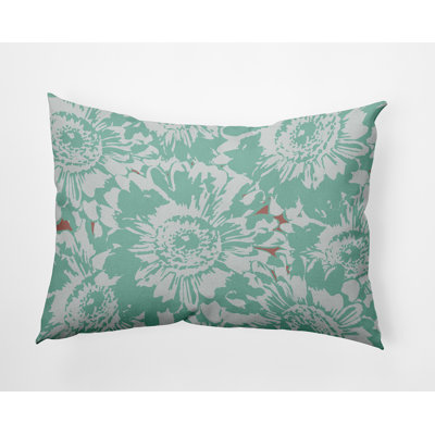 Floral Polyester Throw Pillow