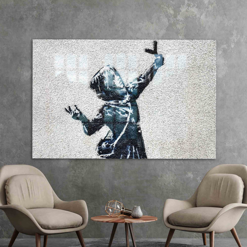 Art mural moderne en verre Silhouette Girl, H 47,2 po x l 70,9 po