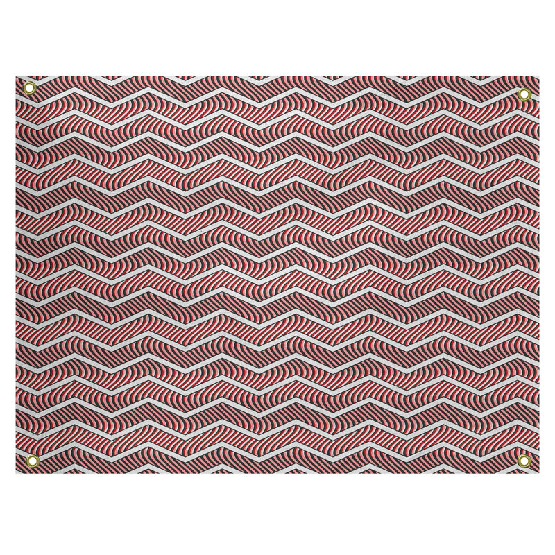 Stephenie Polyester Tapestry, 26" H x 36" W, Red