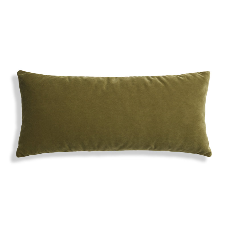 Signal Pillow Cover & Insert, Barto Olive, Rectangular, 13"H x 30"W