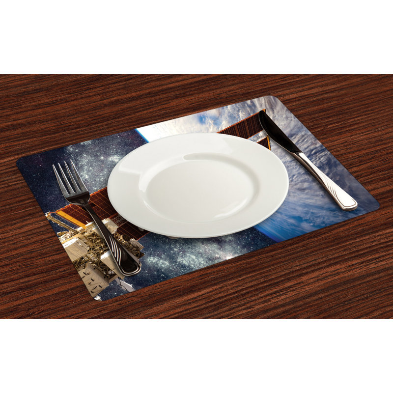 Polyester Abstract Rectangle Placemat