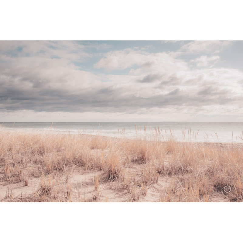 Soft Oceans - Wrapped Canvas Painting, 30cm H x 46cm W