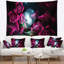 Bouquet rose abstrait d’un magnifique tapisserie roses-28498073