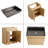 28 Inch Freestanding Bathroom Vanity with Stainless Steel Sink and Flexible Drain Pipe, 2-Soft Close Door