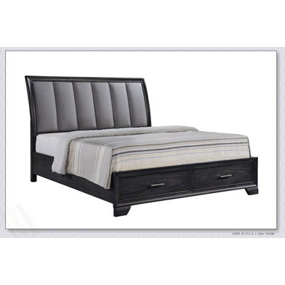 Lit plateforme avec rangement 1pc