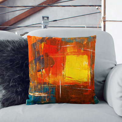 Abstract Square Cushion