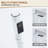 CASAINC Single-Handle Pull-Out Bathroom Faucet Single Hole Faucet with Deck Plate-93762351