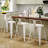 Hamblen Saddle Seat Metal Counter and Bar Stool-535021891-520410310