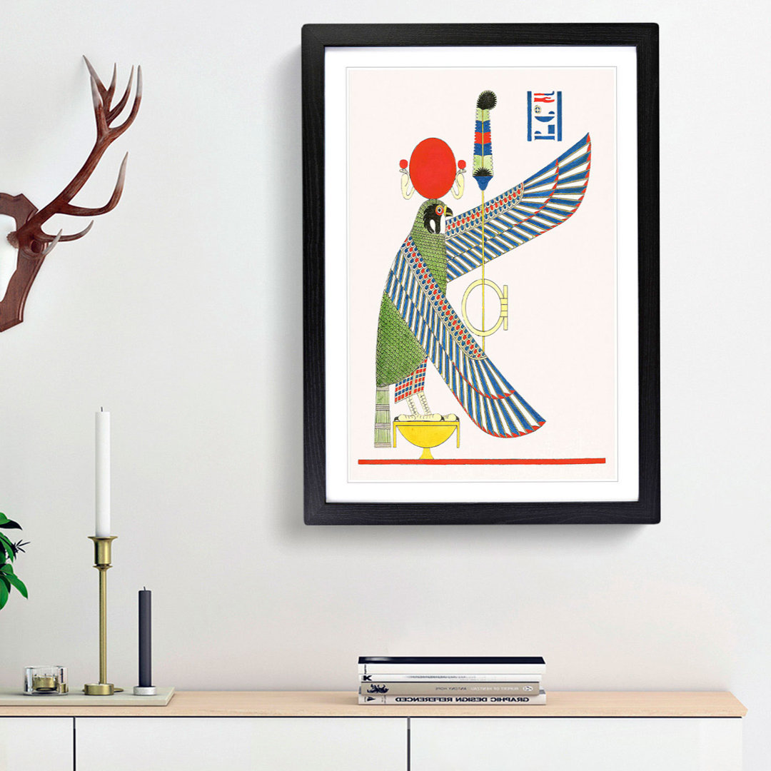 Egyptian Hawk by L. Dubois - Framed Print