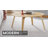 Circular Lightly Beveled Mid-century Style Coffee Table-1418410898