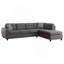 Canapé modulaire avec repose-pieds 2 pièces Balta Grey