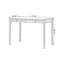 Bureau rectangulaire en noyer massif avec 2 tiroirs-470027953