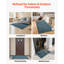 Front Door Mat, 150 x 90cm Commercial Floor Mat for Indoor and Outdoor, Industrial Entrance Carpet with PVC Backing, Heavy Duty Washable Entry Rug for Hallway, Kitchen, Balcony, Garage, Grey-1408494409-1408494422