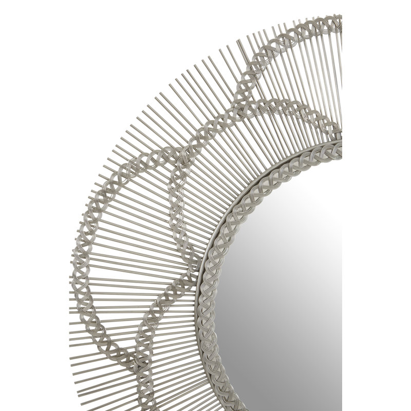 Buckland Metal Flat Wall Mirror