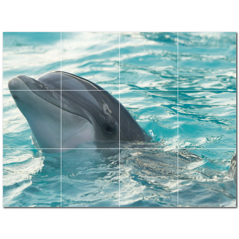 8'' x 8'' Satin Ceramic Decorative Mural