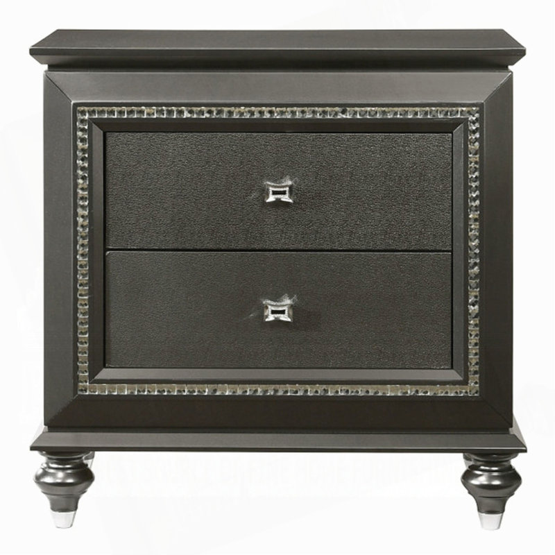 Table de chevet 1Pc, Gris