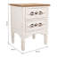 Alphard 48cm W Solid + Manufactured Wood Bedside Table