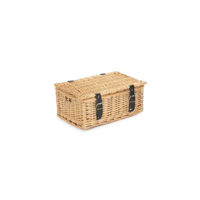 Lily Manor Wicker 14" Empty Hamper Basket