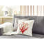 Cassilyn Animal Print White Square Cushion