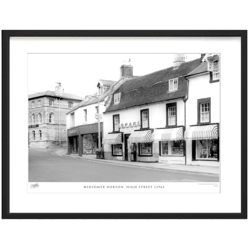 Midsomer Norton, High Street C1965 - Single Picture Frame Print, 45cm H X 60cm W x 2cm D