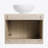 24 " Modern Design Float Bathroom Vanity With Ceramic Basin Set