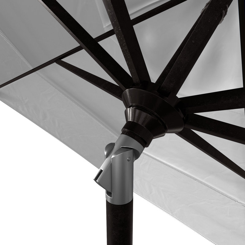 Parasol de marché 132 po Baye, Blanc - oléfine