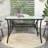 Metal Outdoor Dining Table With Umbrella Hole-1599392999