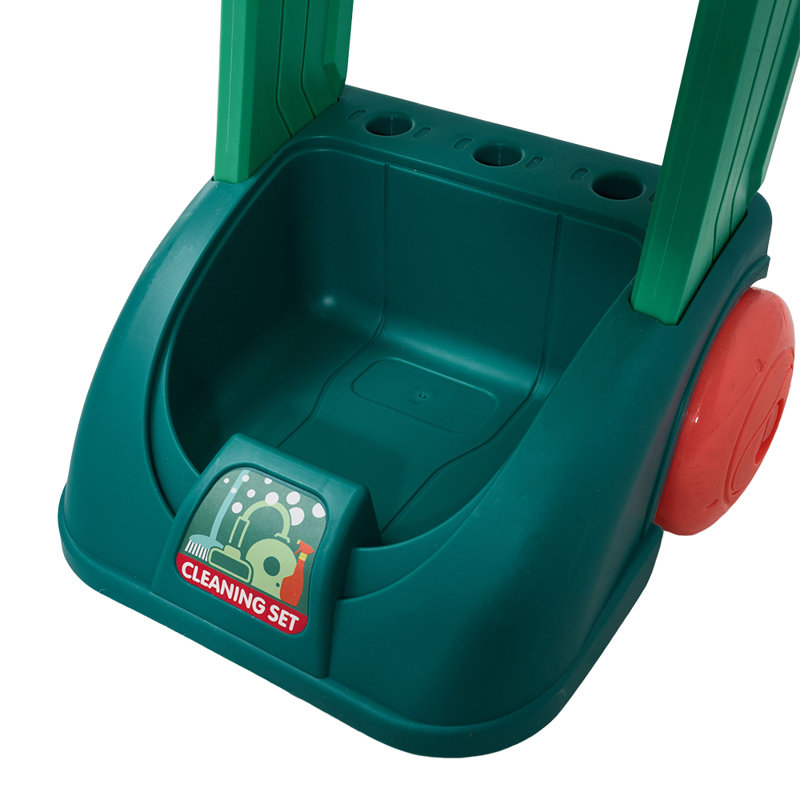 Pretend Playset Cleaning Trolley Toy Set for Children