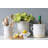 White Handthrown Crock-130431168
