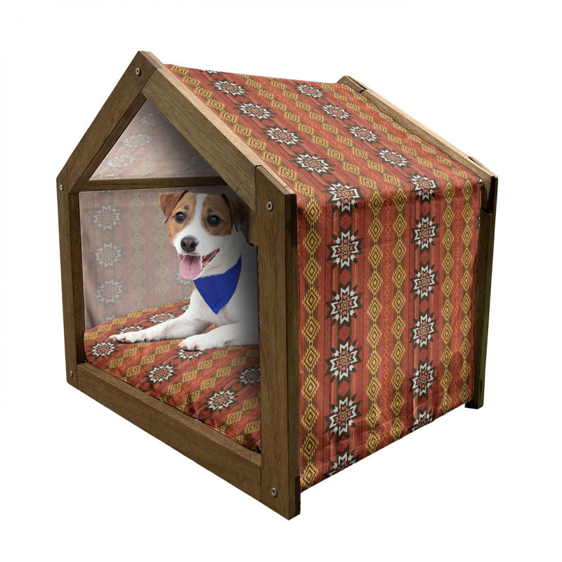 Niche pour chien en bois, H 22,44 po x l 23,62 po x P 17,72 po