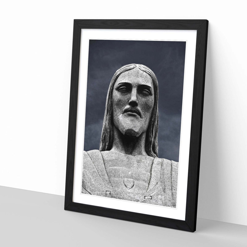 Single Picture Frame Print, Black