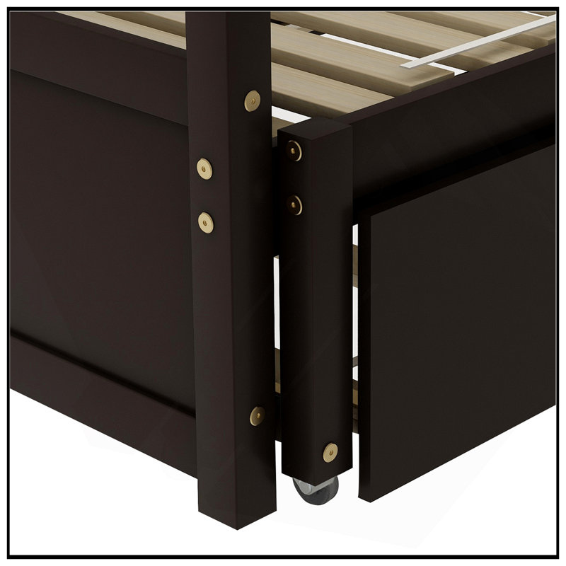 Lit de jour extensible avec couchette, lit de jour en bois pour une utilisation compacte et polyvalente dans n'importe quelle maison