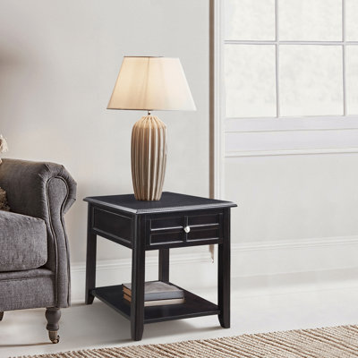 Table de bout avec rangement Corbin