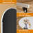 Home Gym Arched Mirror 360° Swivel on Wheels,Extra Large Full Body Rolling Mirror, Tempered Glass Easy to Move Full Length Mirror for Yoga Studio, Bedroom, Dancing Studio 3-Year Warranty-1925390620