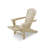 POLYWOOD Palm Coast Ultimate Adirondack with Hideaway Ottoman-11114373