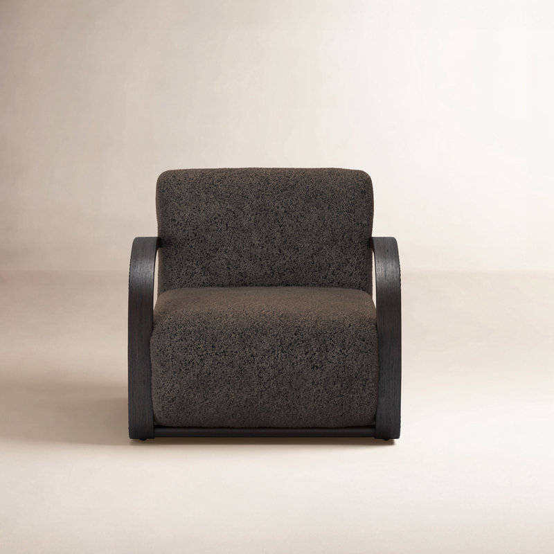 BURKE Armchair, Cocoa Shearling