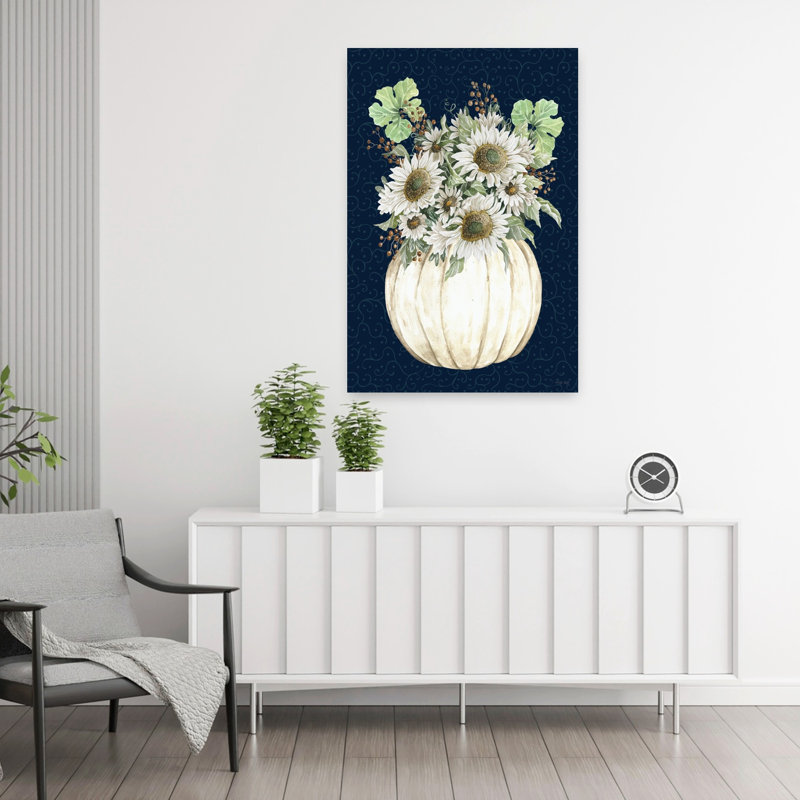 Tournesols sur art abstrait abstrait tournesol, H 36 po x l 24 po