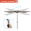 Parasol de 120 po Dorane-974435451