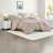 Premium Linen Blend Cal King Bedding Sets, Terracotta Stripe Duvet