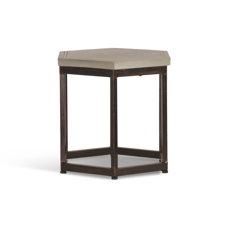 Paxton Outdoor Side Table, Black