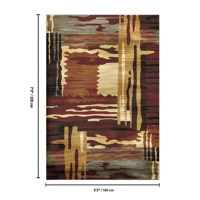 Multi Area Rug, Rectangle 5'3" x 7'3"